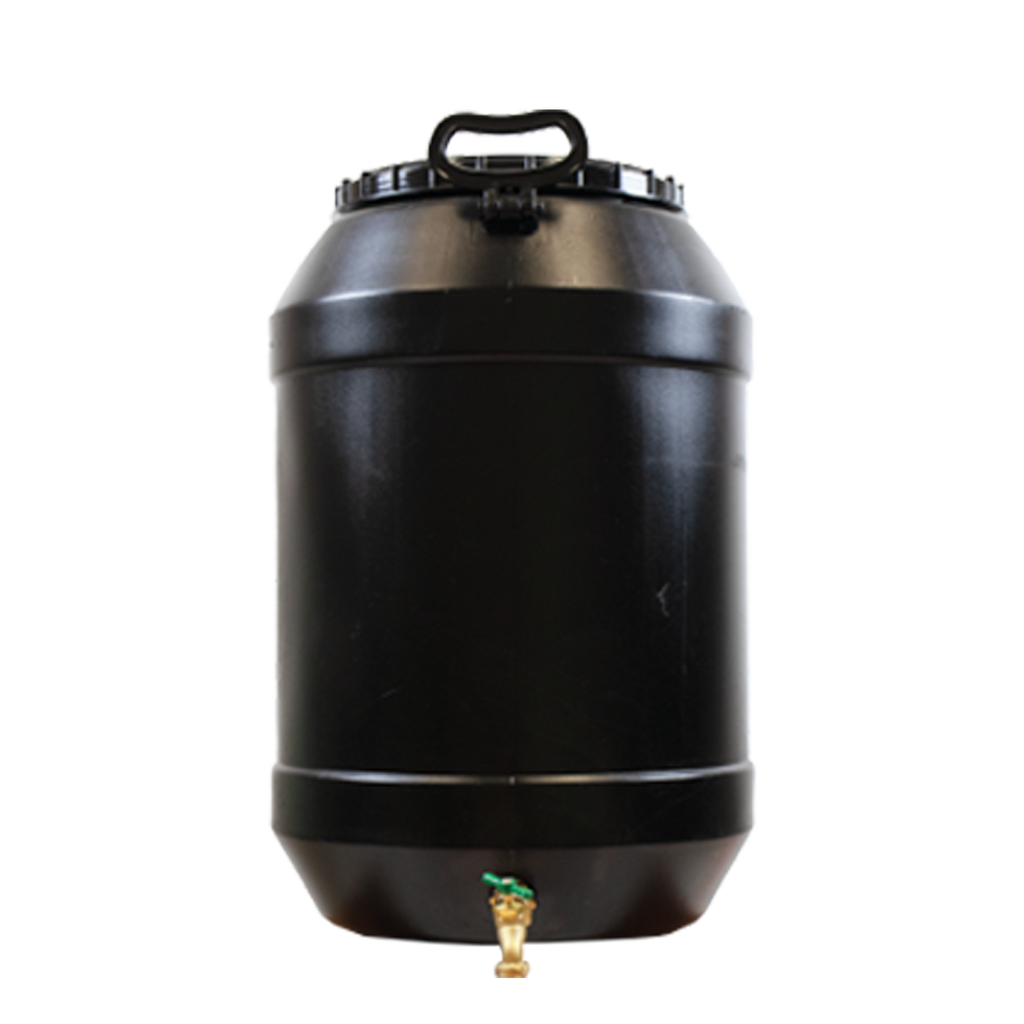 Mini Rain Barrel Black 17 Gallons