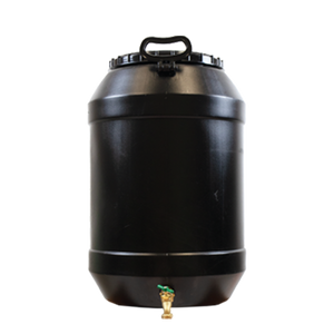 Mini Rain Barrel Black 17 Gallons